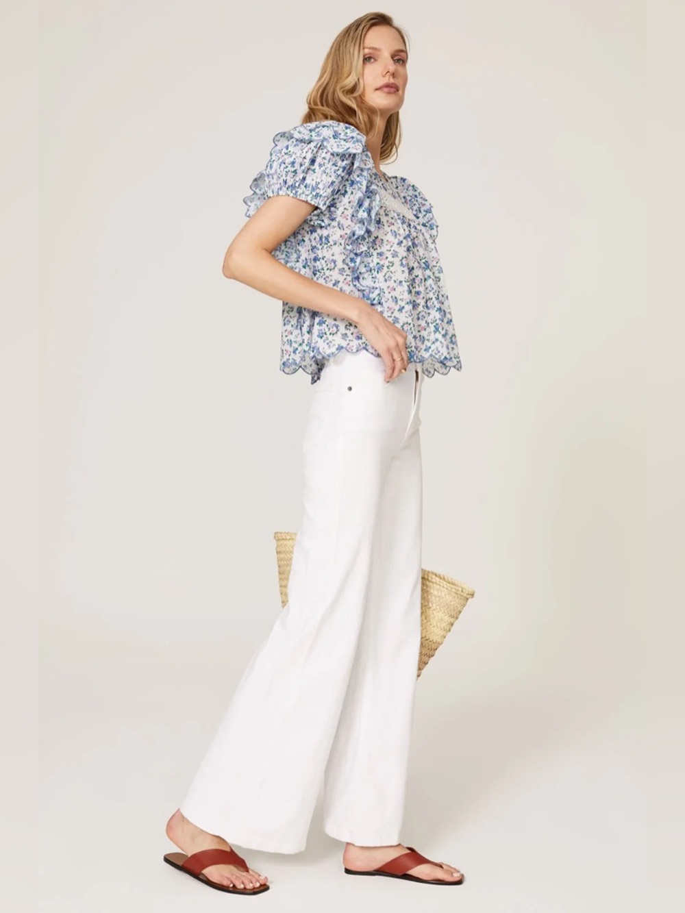 LoveShackFancy Nelson Floral Top